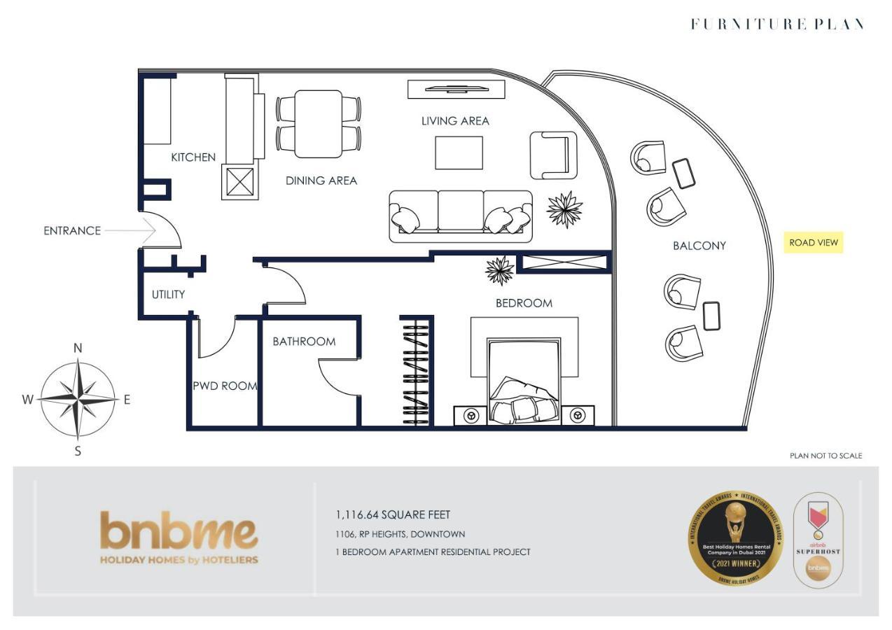 Bnbmehomes - 1 Bed - Seconds To Dubai Mall - 1106 Luaran gambar
